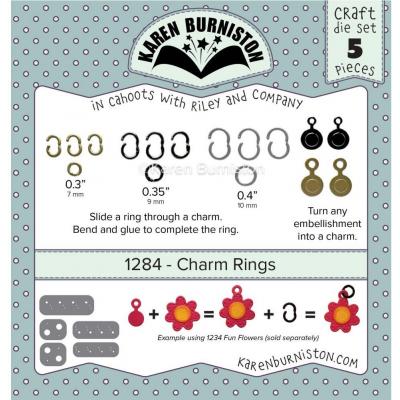 Karen Burniston Cutting Dies -  Charm Rings